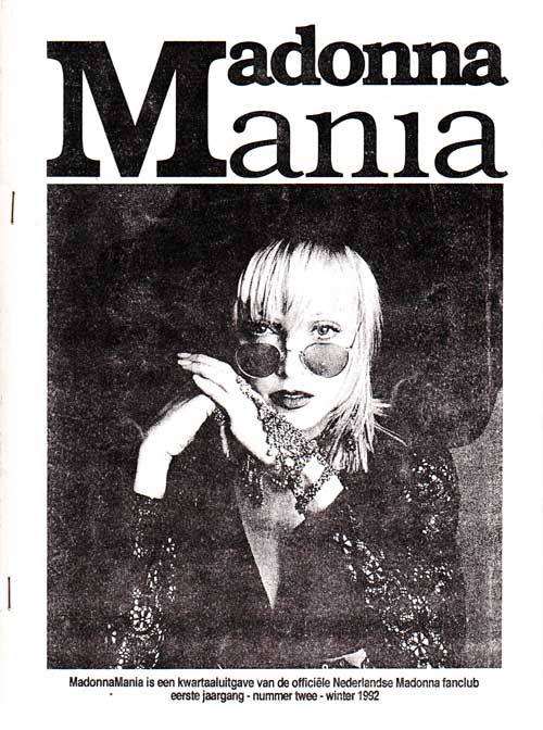 MadonnaMania Dutch fan club magazine #2 | Madonnashop